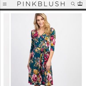 NWT Pink Blush floral dress